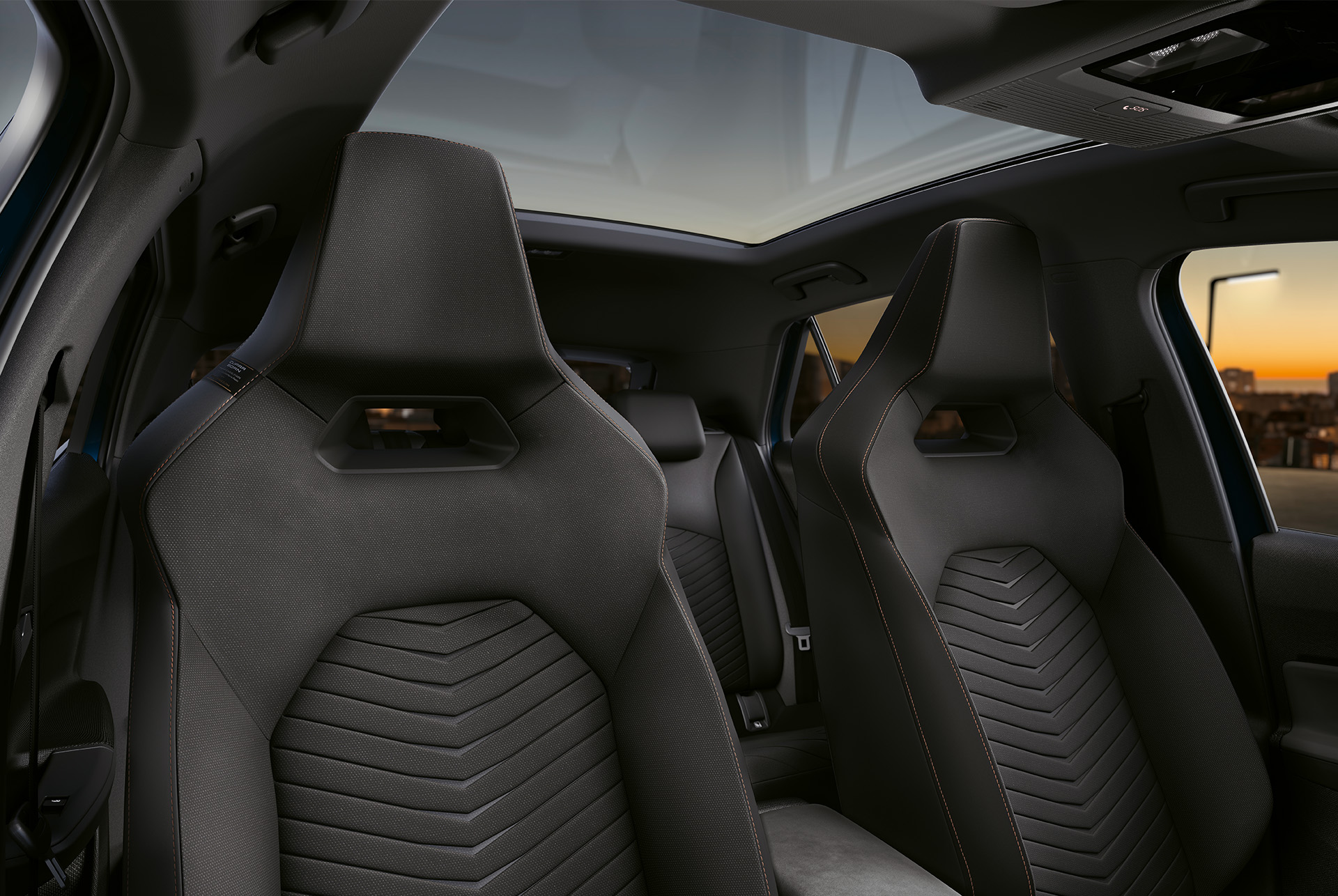 CUPRA Born SEAQUAL bucket seats with marine plastic material