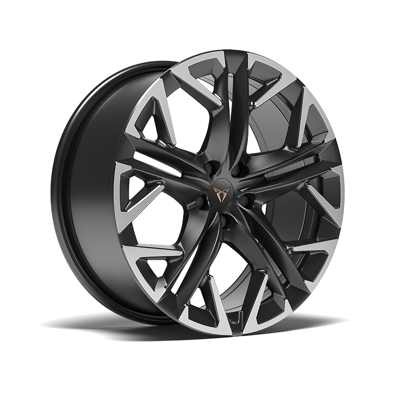 CUPRA Terramar available with 20” hadron silver wheel